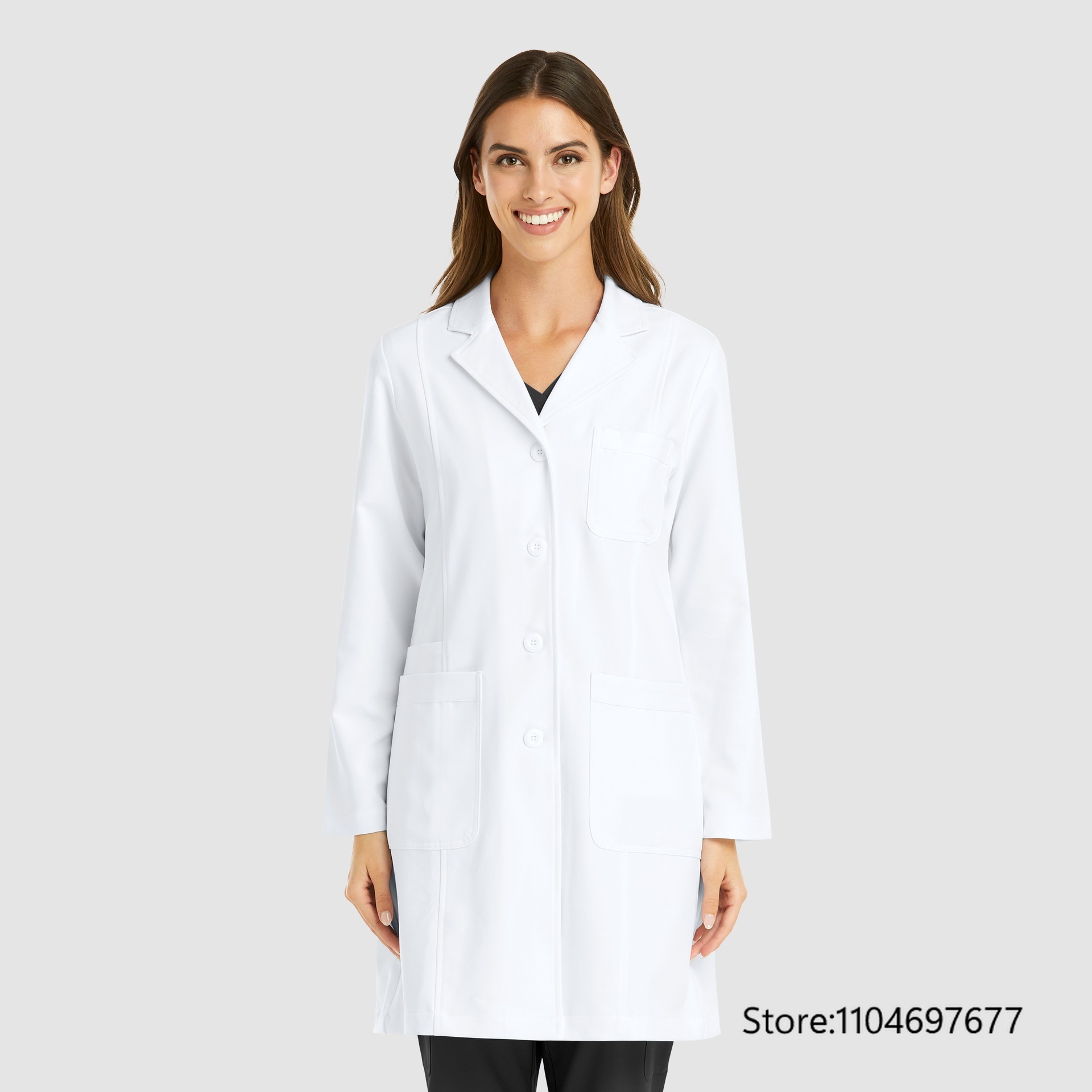 Multicolor Women's Long Sleeve - Medical Lab Gown 评论和价格