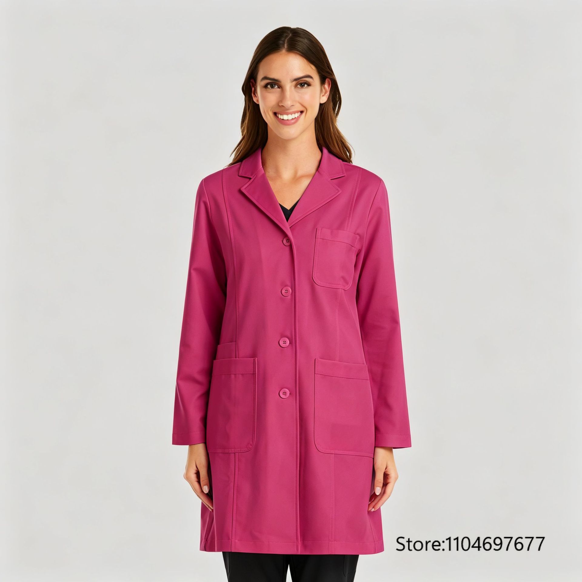 Multicolor Women's Long Sleeve - Medical Lab Gown 评论和价格